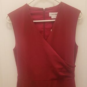 Calvin Klein dusty red jumpsuit